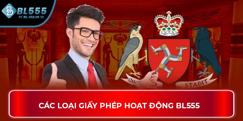 Các loại giấy phép hoạt động BL555