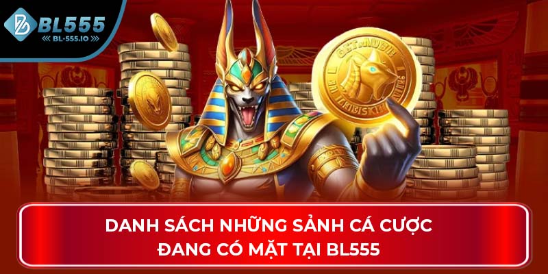 Danh sách những sảnh cá cược đang có mặt tại BL555
